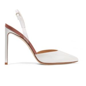Francesco Russo - White patent leather pumps